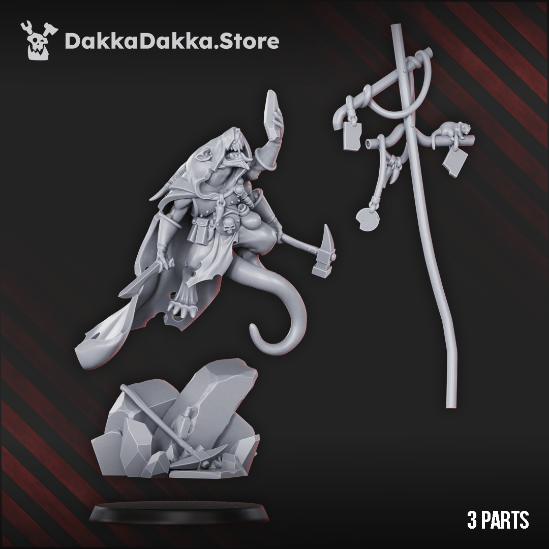 Tabletop Terrain Miniature Shift Supervisor Three-Armed