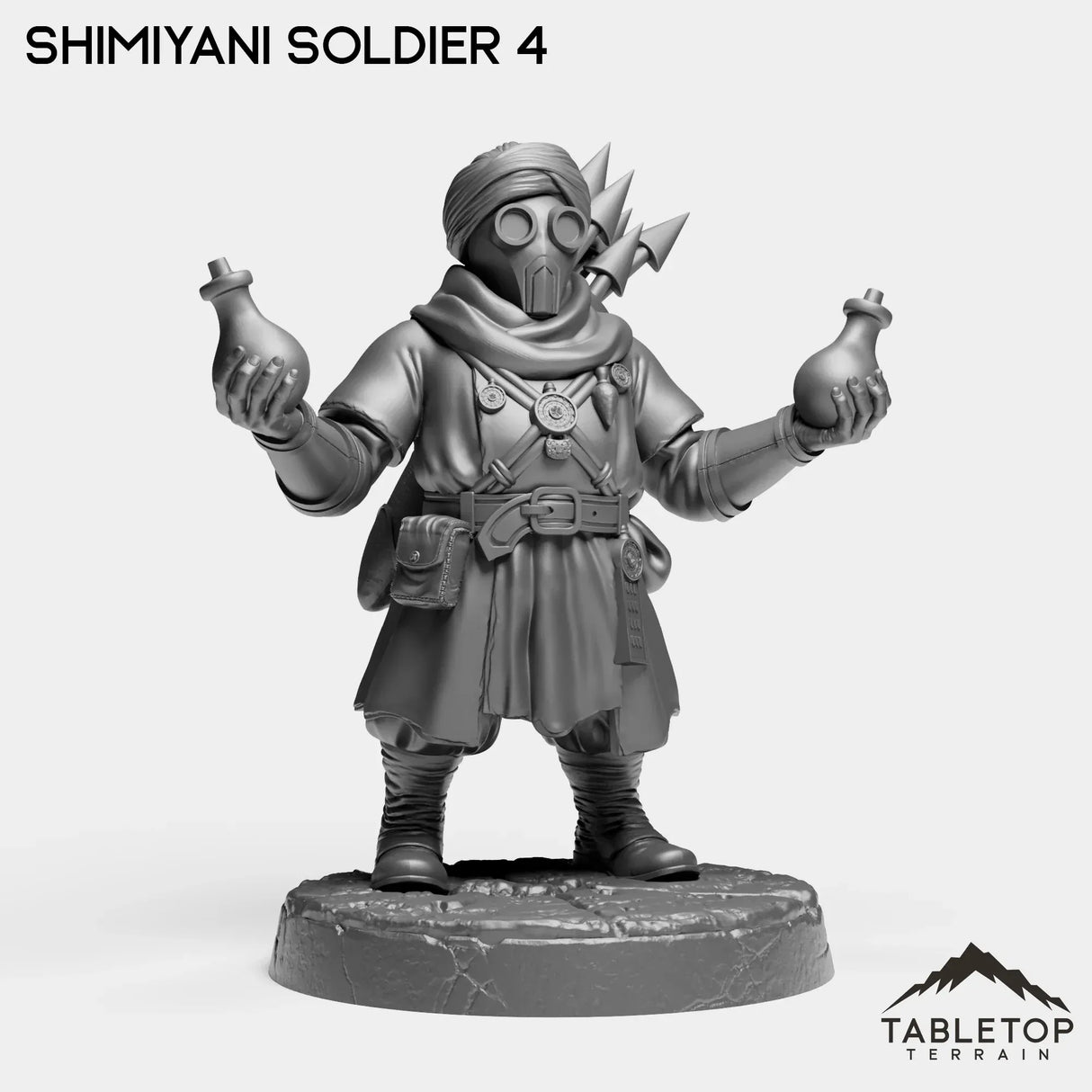 Tabletop Terrain Miniature Shimiyani Soldiers - Alchemical Satrapy
