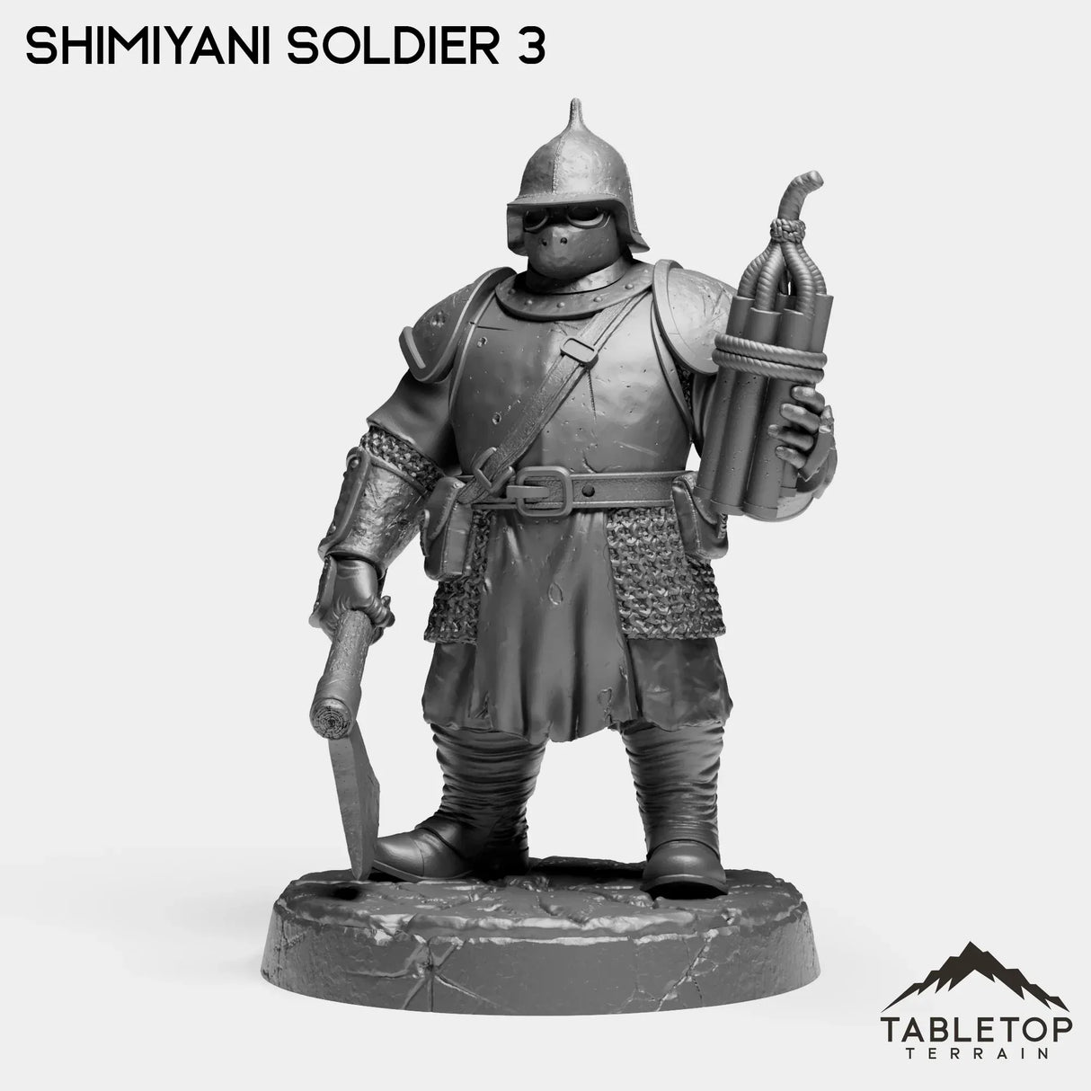 Tabletop Terrain Miniature Shimiyani Soldiers - Alchemical Satrapy