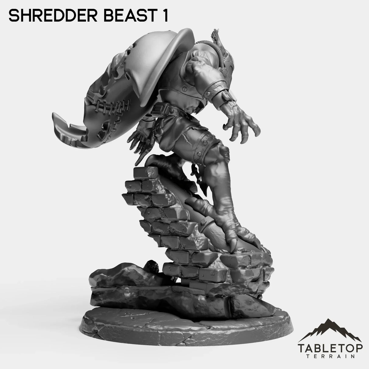 Tabletop Terrain Miniature Shredder Beast 1 Shredder Beast - Starspawn Soldiers