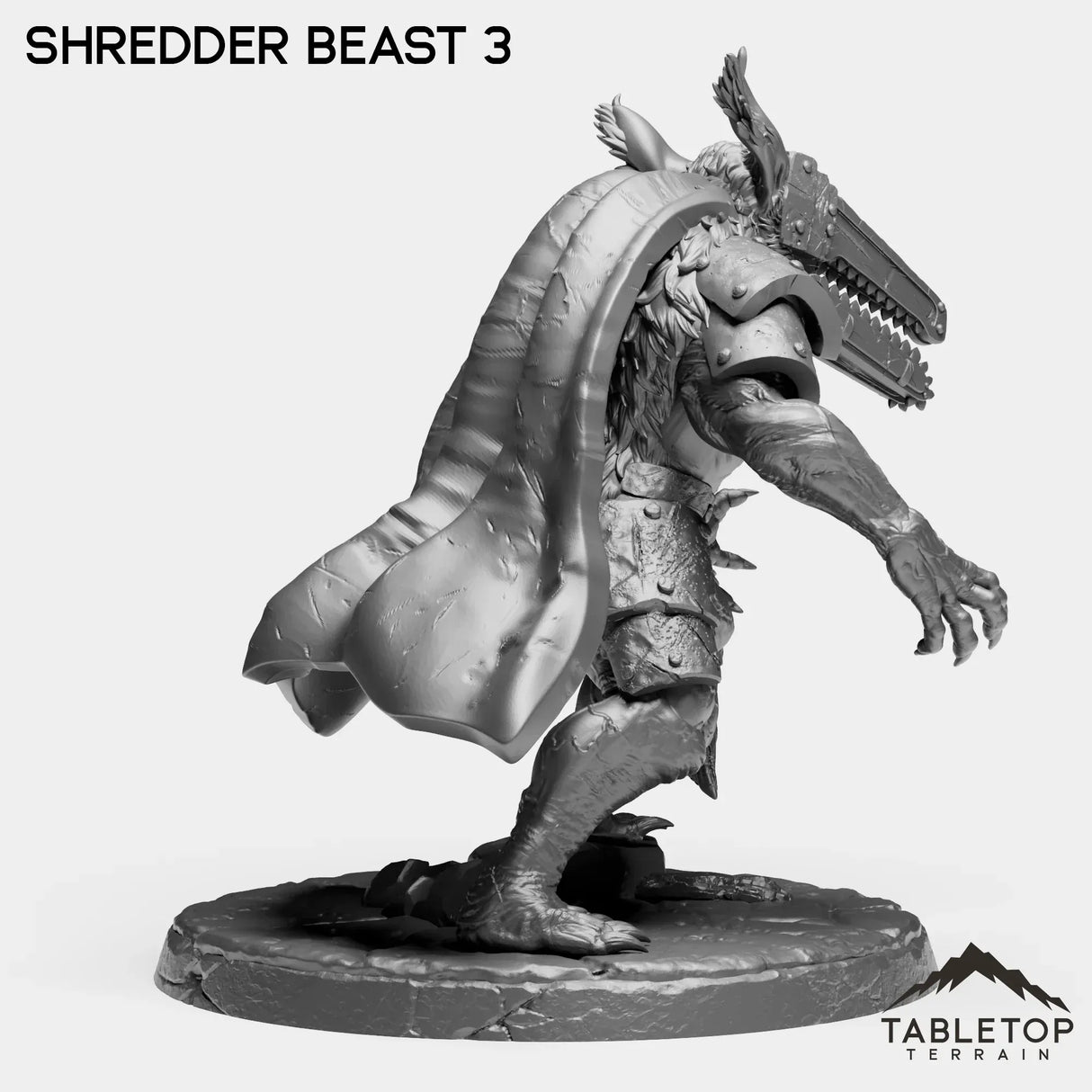 Tabletop Terrain Miniature Shredder Beast 3 Shredder Beast - Starspawn Soldiers