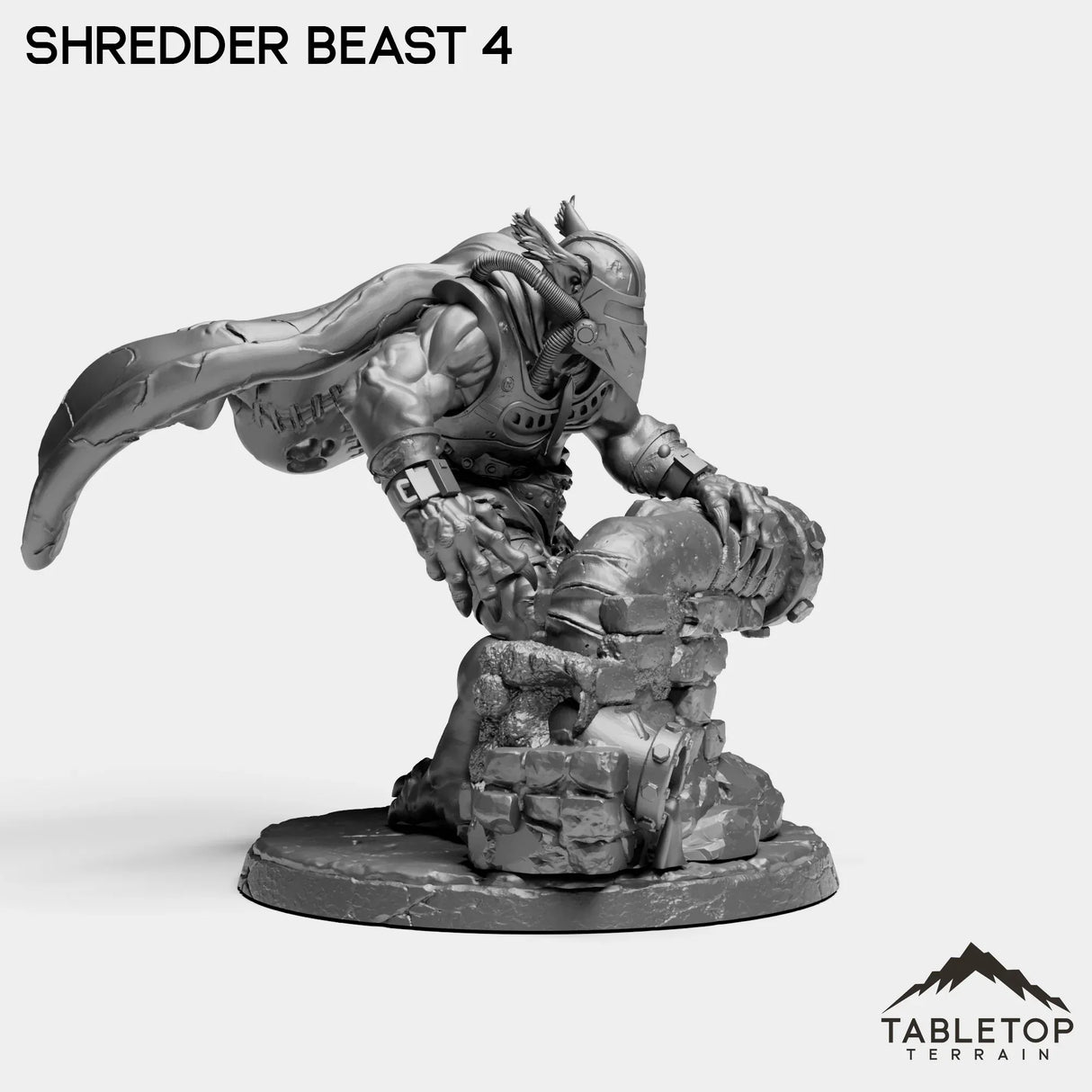 Tabletop Terrain Miniature Shredder Beast 4 Shredder Beast - Starspawn Soldiers