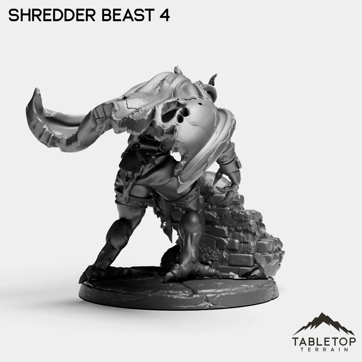 Tabletop Terrain Miniature Shredder Beast - Starspawn Soldiers