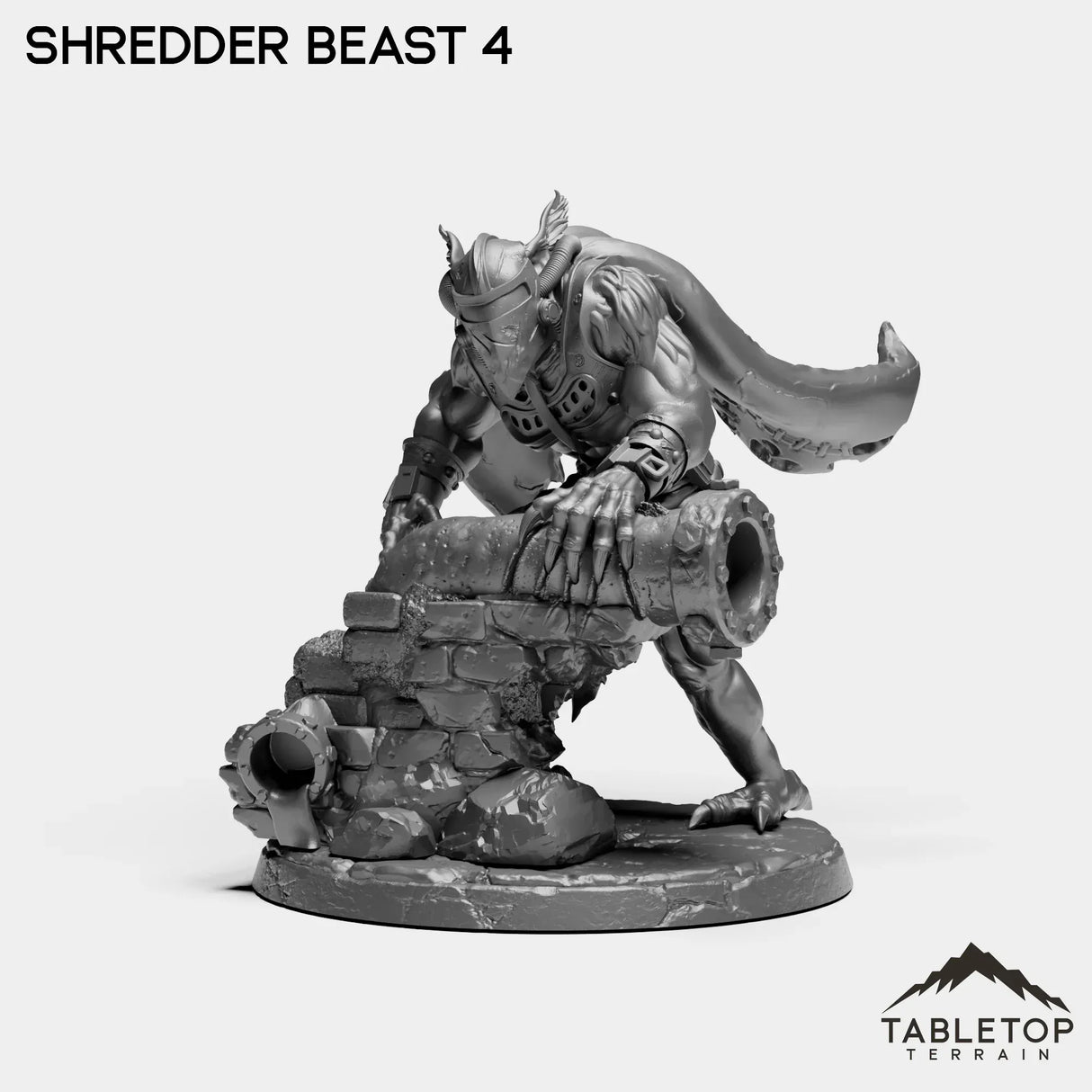 Tabletop Terrain Miniature Shredder Beast - Starspawn Soldiers