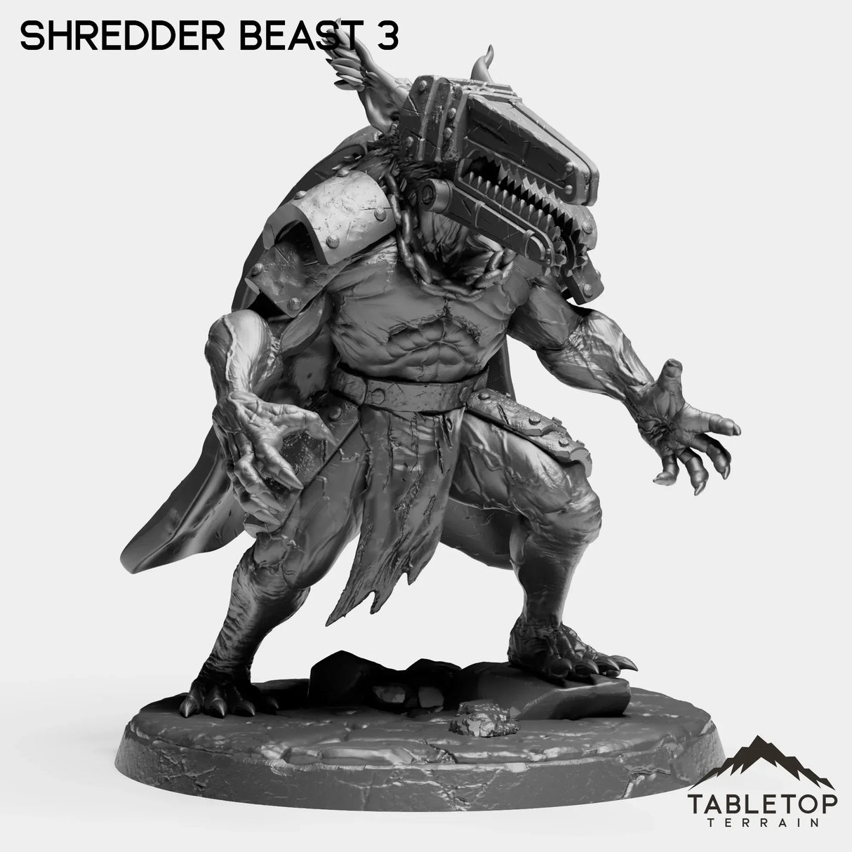 Tabletop Terrain Miniature Shredder Beast - Starspawn Soldiers