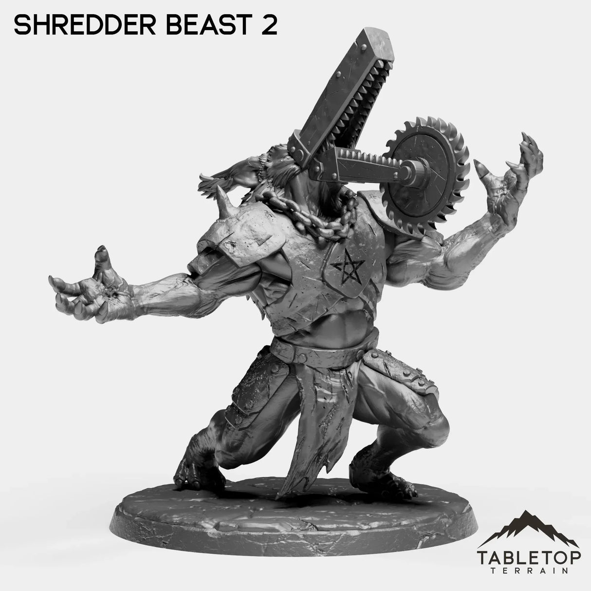 Tabletop Terrain Miniature Shredder Beast - Starspawn Soldiers