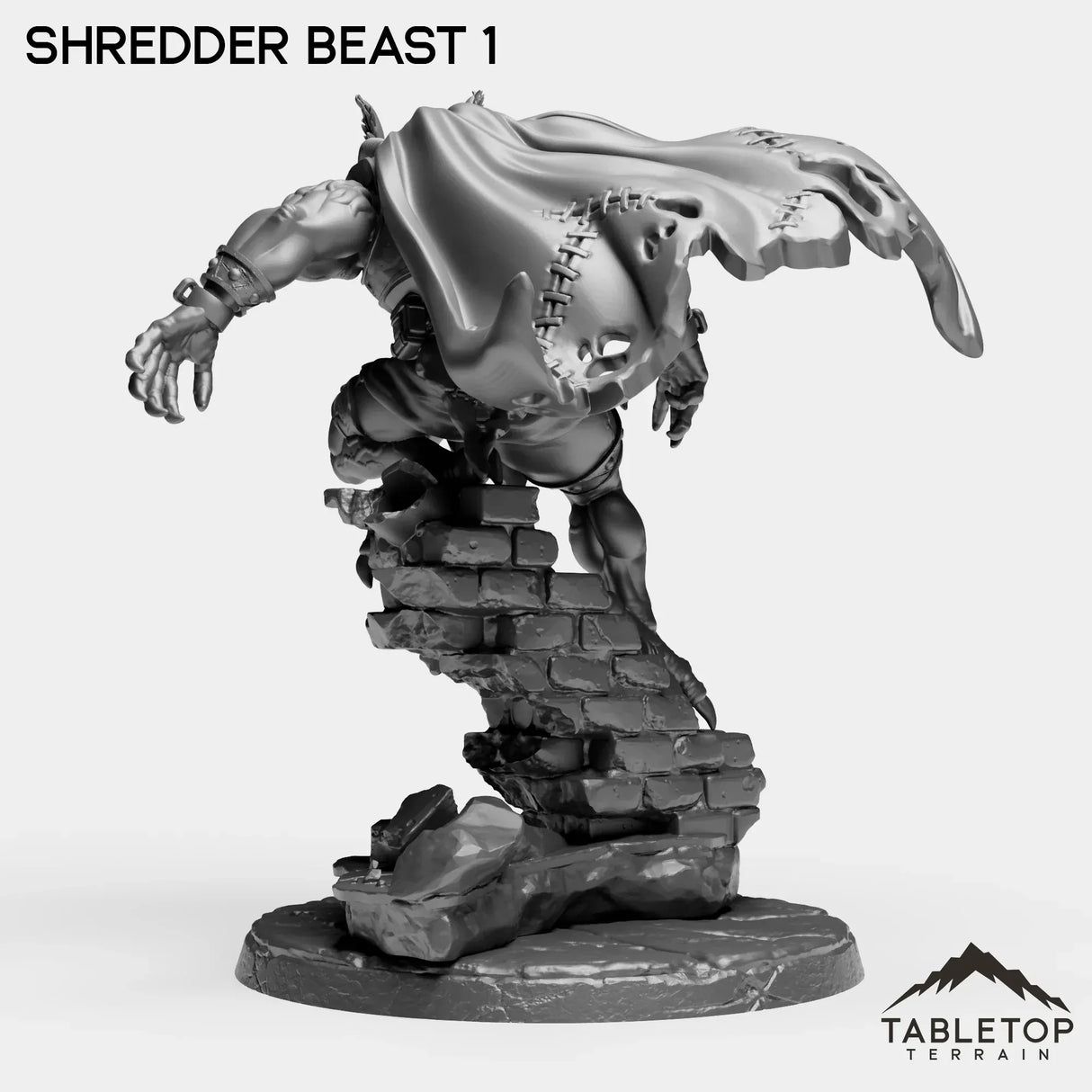 Tabletop Terrain Miniature Shredder Beast - Starspawn Soldiers