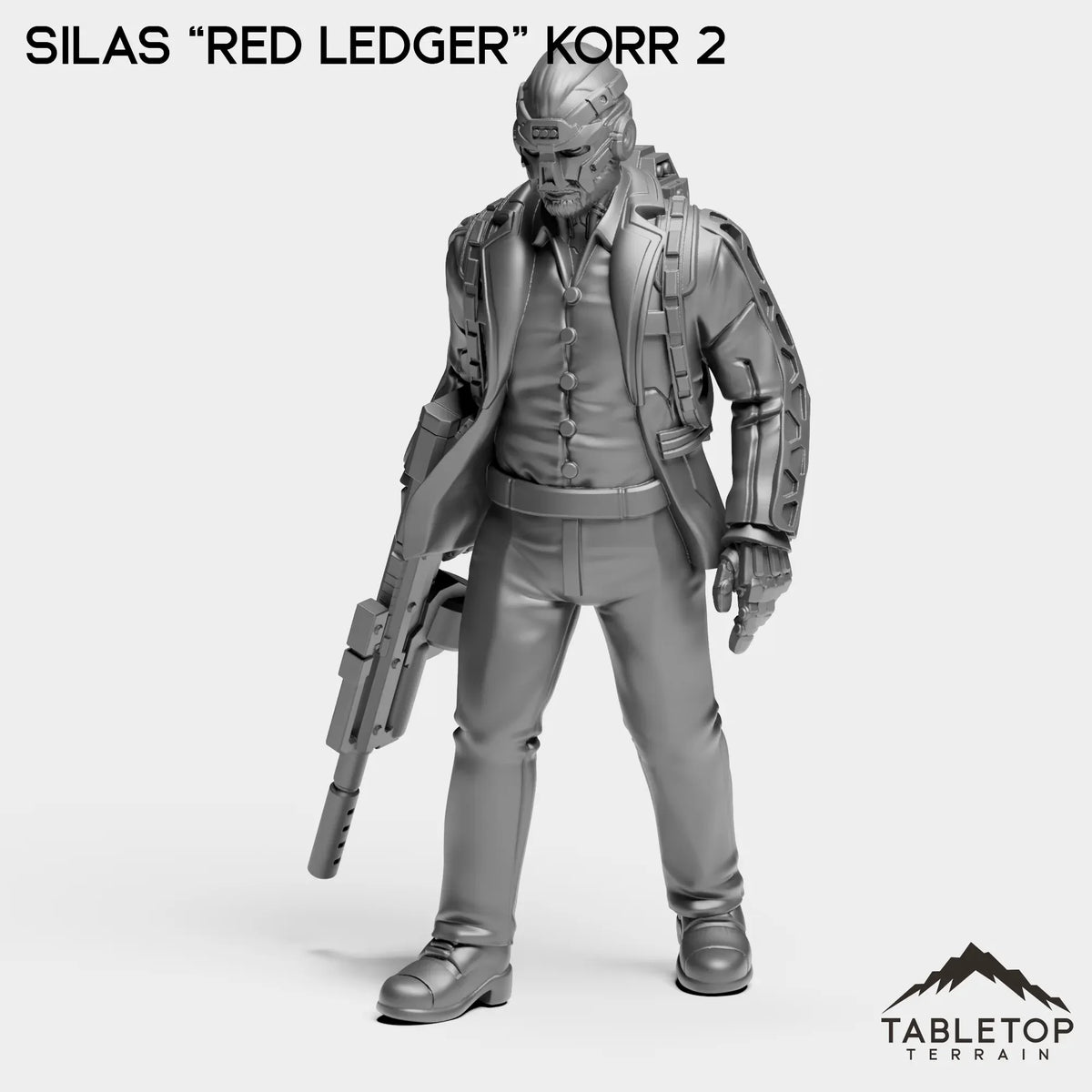 Tabletop Terrain Miniature Silas “Red Ledger” Korr 2 Red Ledger