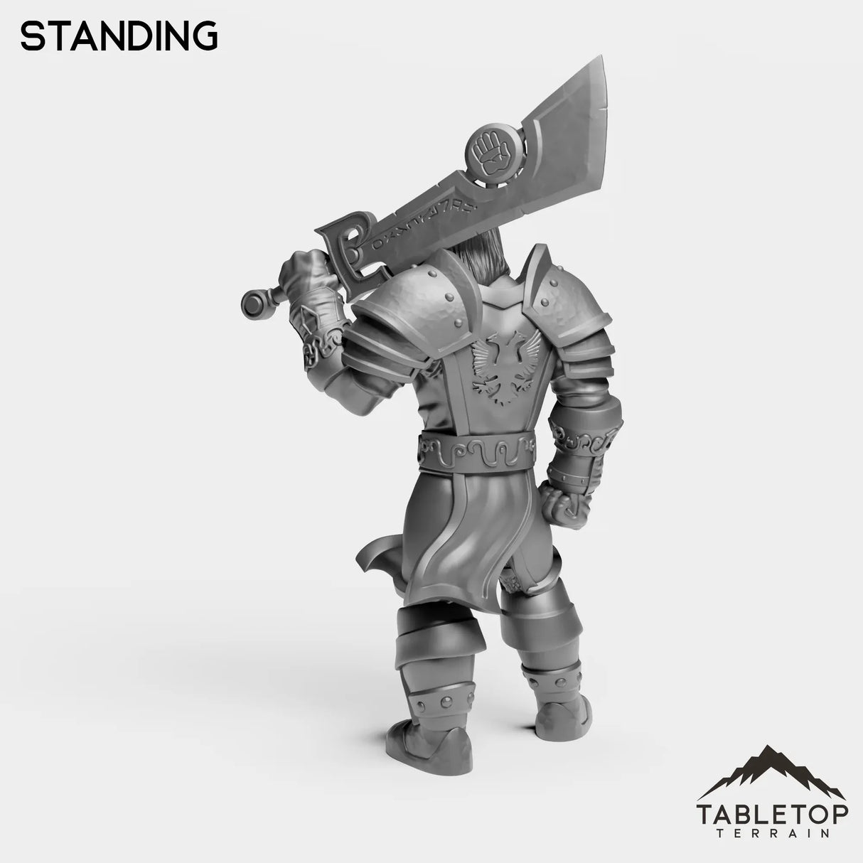Tabletop Terrain Miniature Silver Paladin Highlord