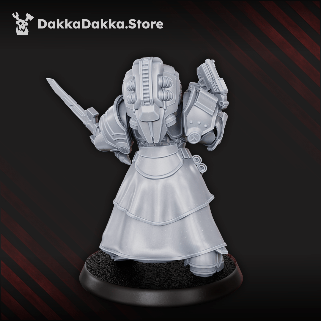Tabletop Terrain Miniature Sir Laurence The Protector - Prime Armored Space Leader of Citadel Vanguard