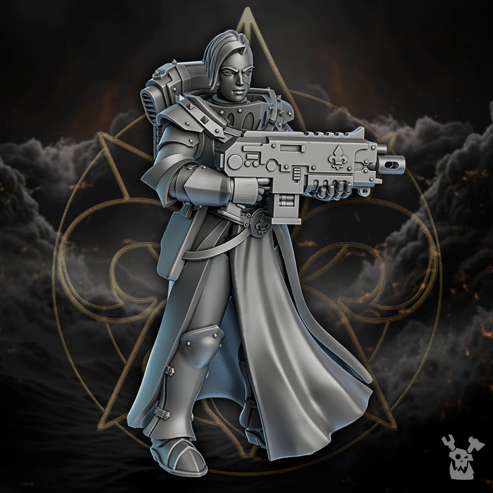 Tabletop Terrain Miniature Sister of Minor Guilt (Order of Repentance Free Promo Model)