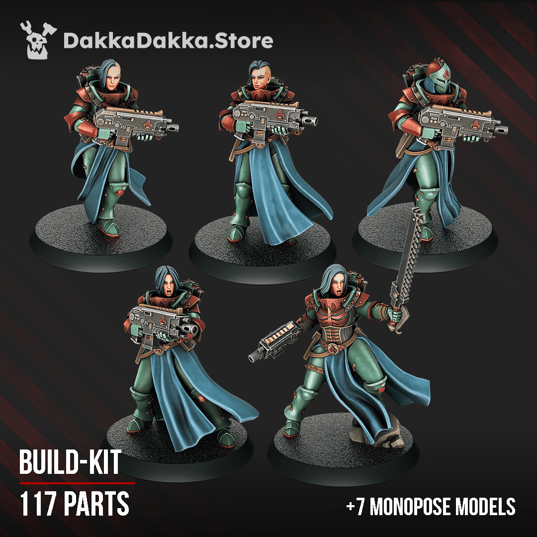 Tabletop Terrain Miniature Sisters of Minor Guilt (build-kit)
