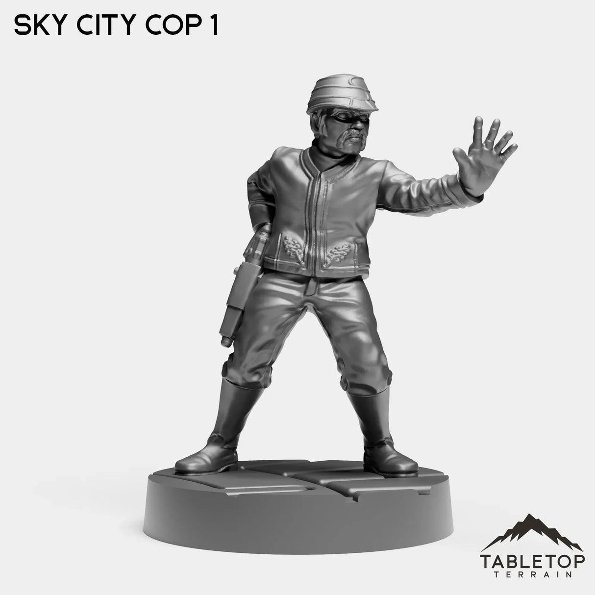 Tabletop Terrain Miniature Sky City Cops