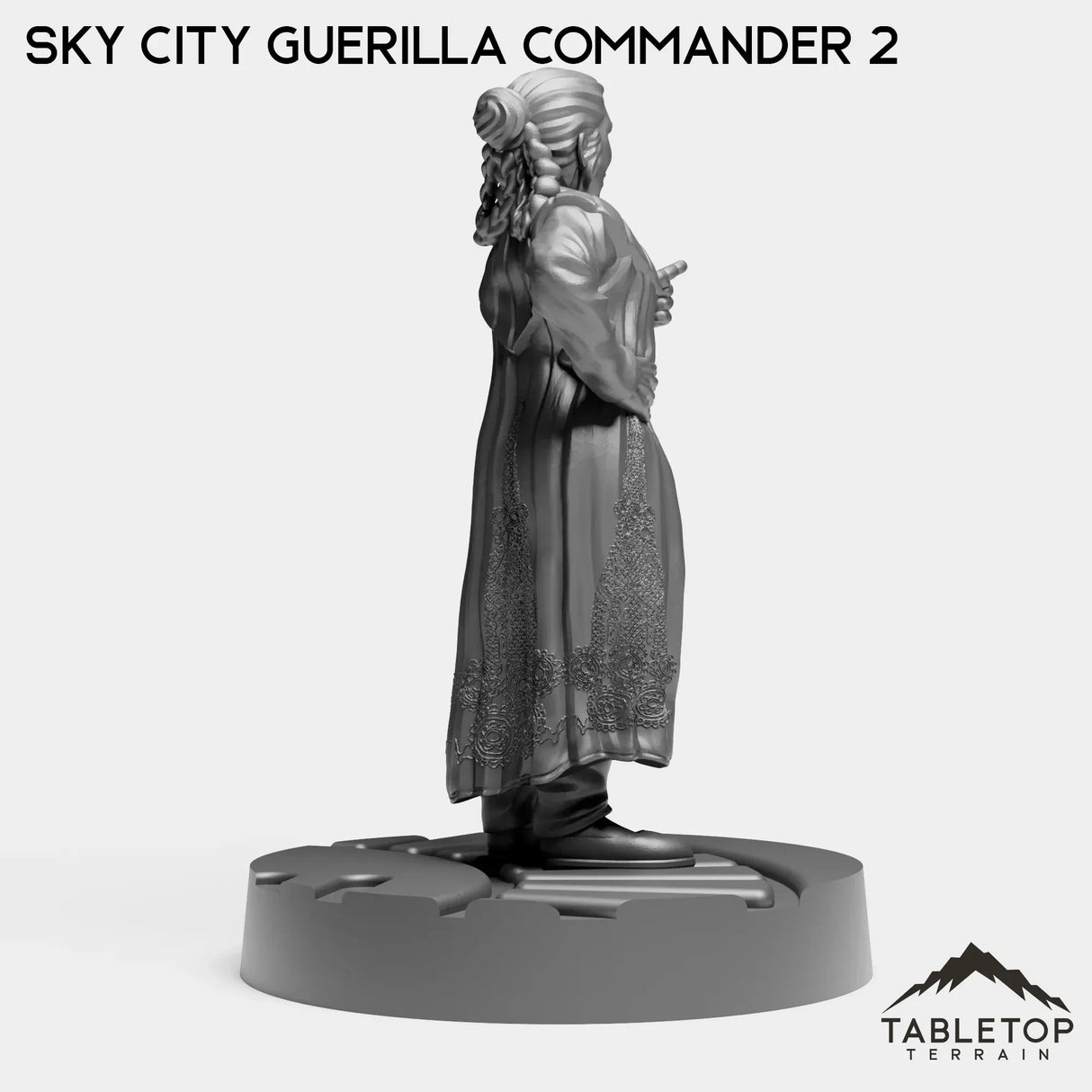 Tabletop Terrain Miniature Sky City Guerilla Commander