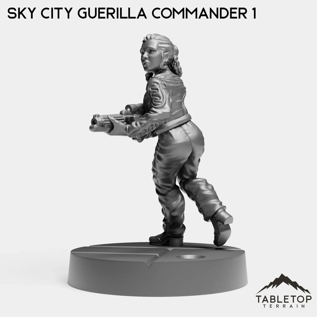 Tabletop Terrain Miniature Sky City Guerilla Commander