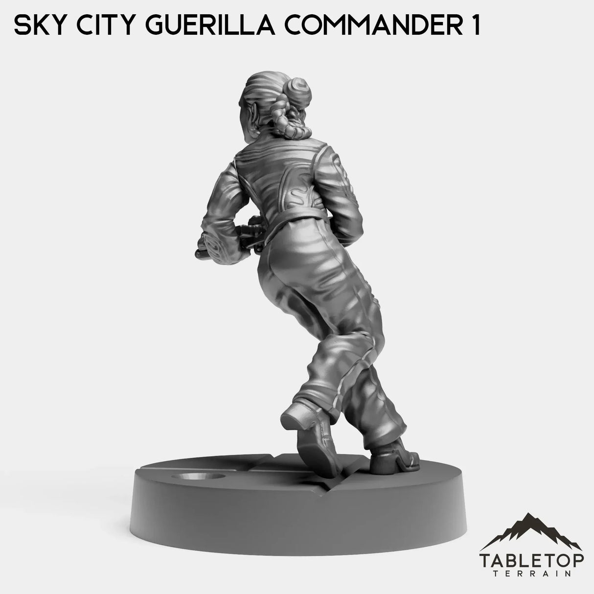 Tabletop Terrain Miniature Sky City Guerilla Commander