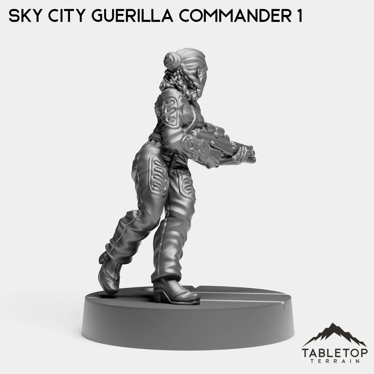 Tabletop Terrain Miniature Sky City Guerilla Commander