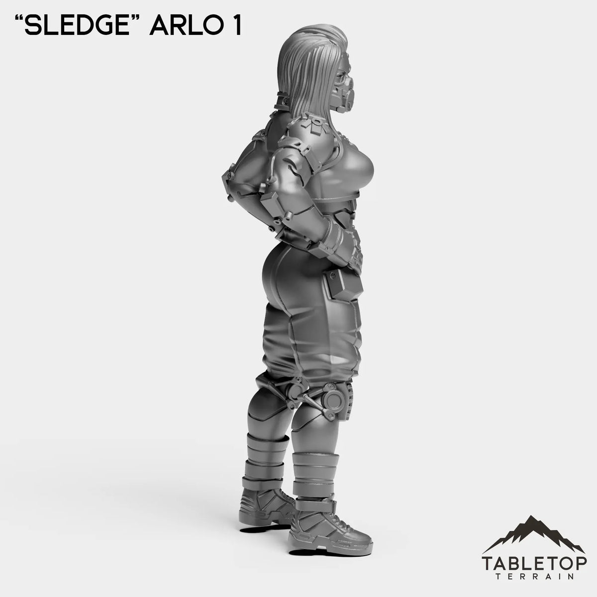 Tabletop Terrain Miniature Sledge
