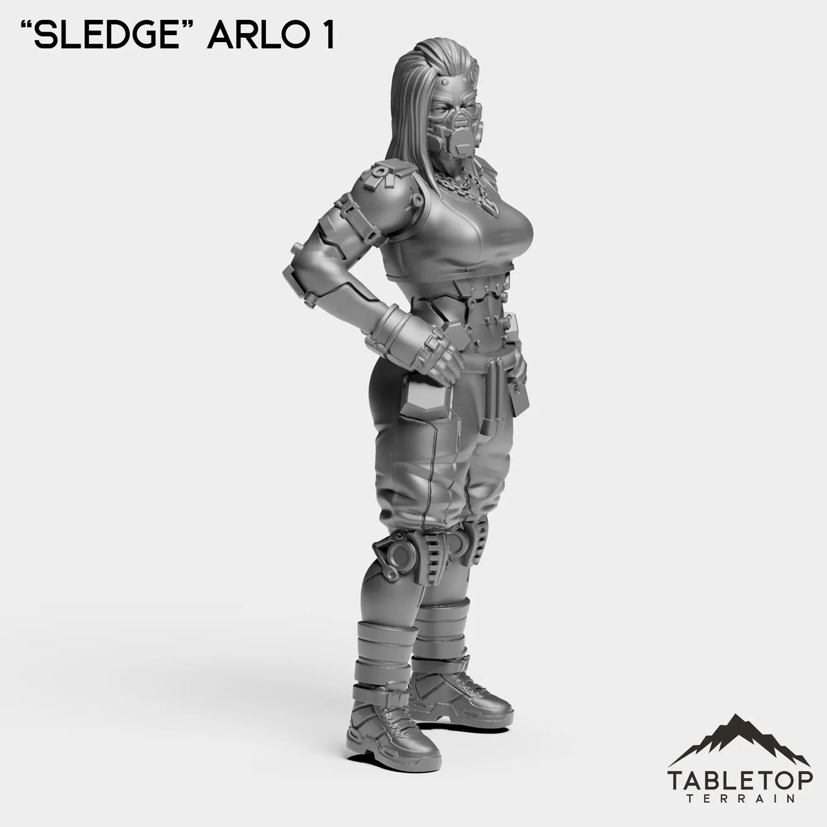 Tabletop Terrain Miniature Sledge