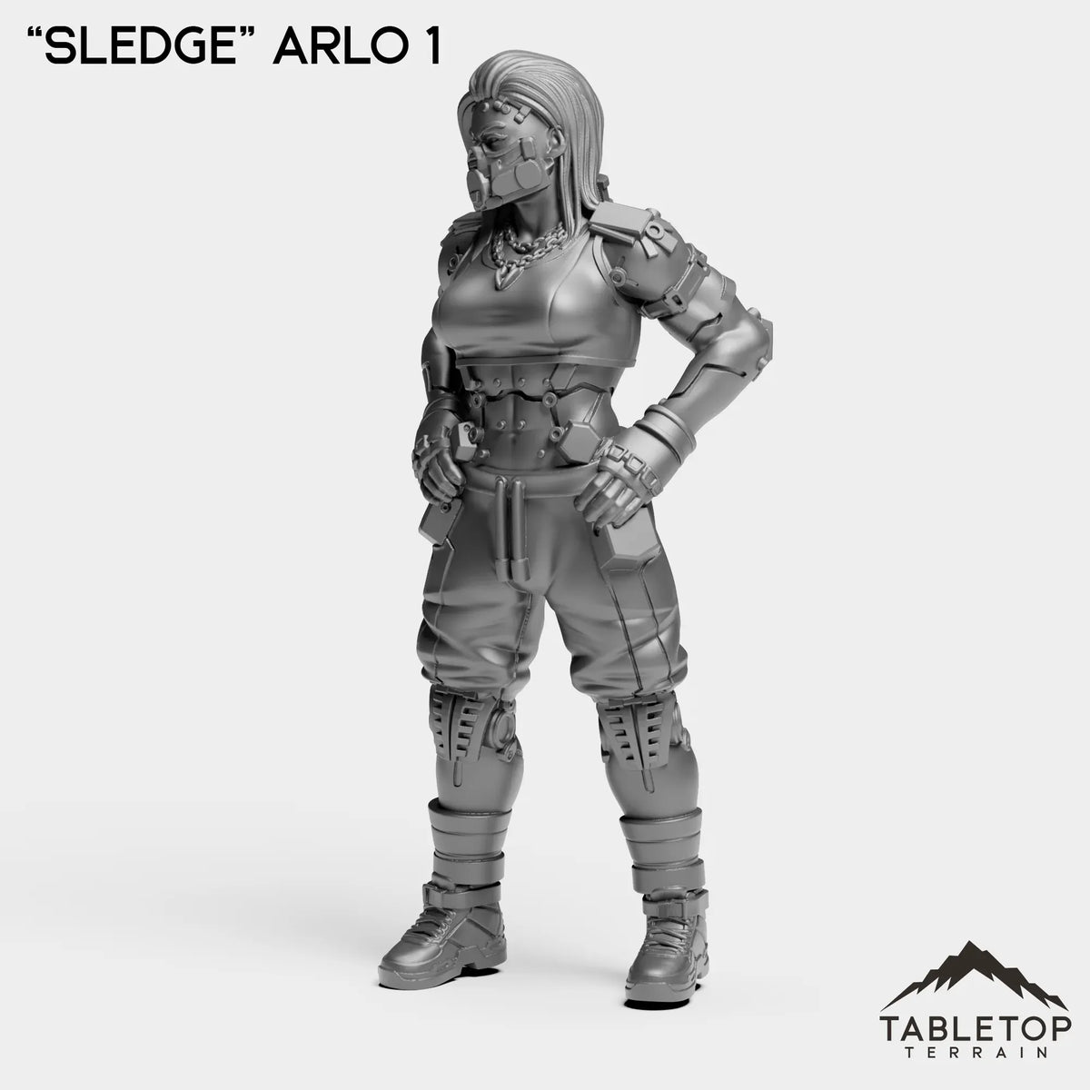 Tabletop Terrain Miniature Sledge