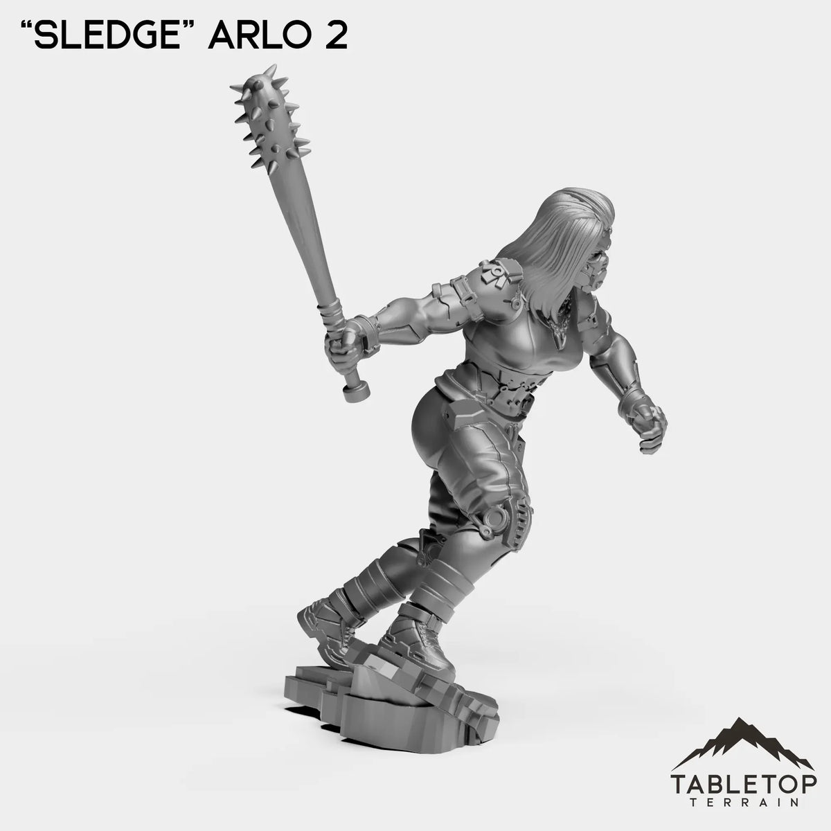 Tabletop Terrain Miniature Sledge