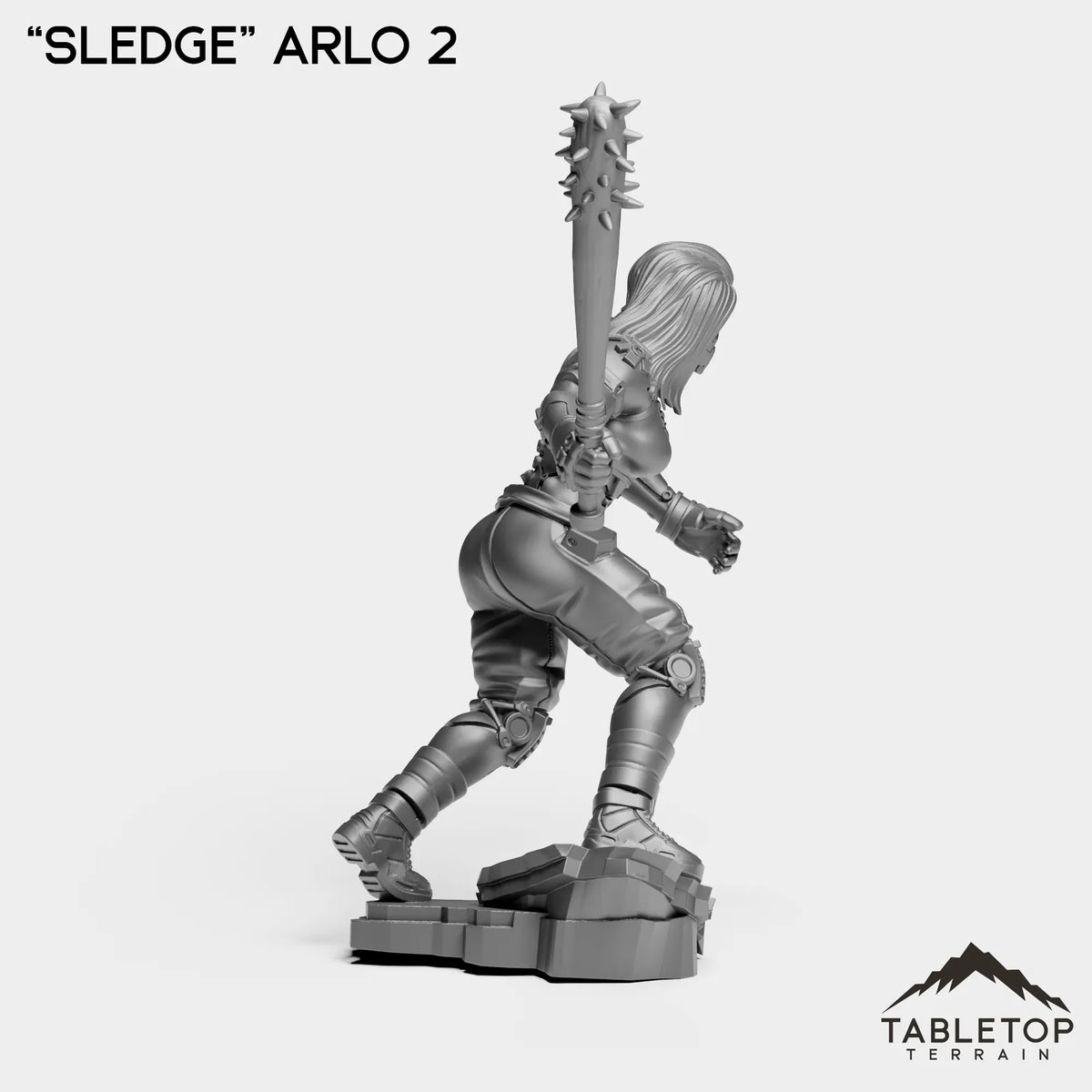 Tabletop Terrain Miniature Sledge