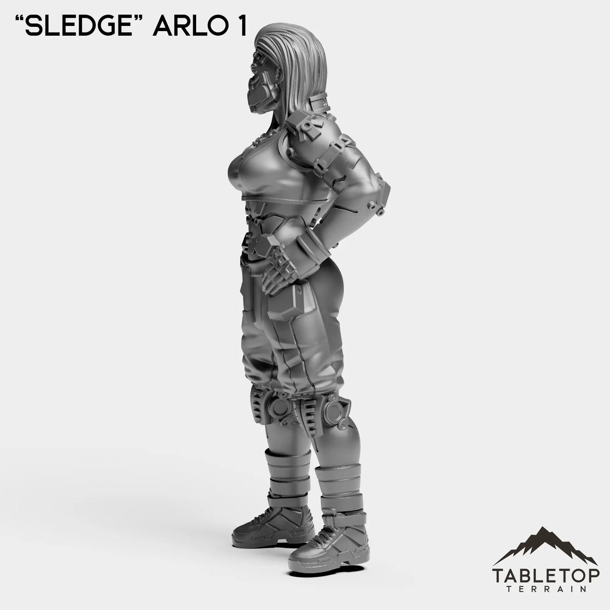 Tabletop Terrain Miniature Sledge