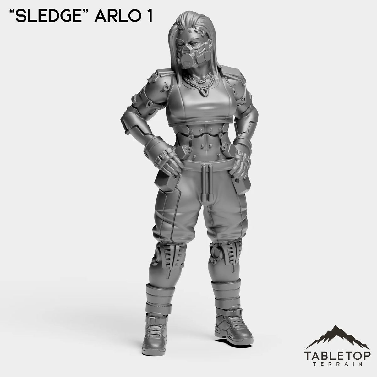 Tabletop Terrain Miniature “Sledge” Arlo 1 Sledge