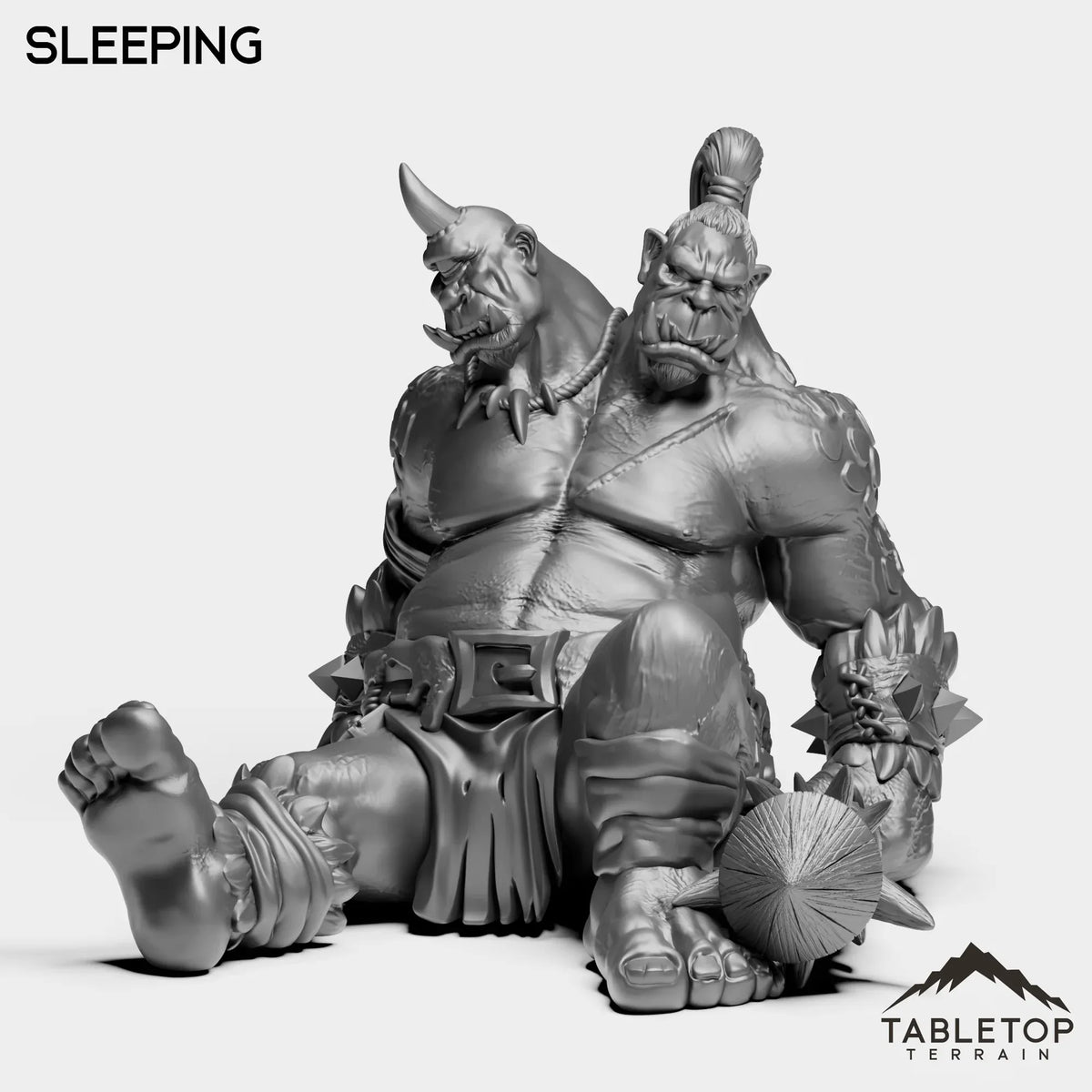 Tabletop Terrain Miniature Sleeping Ogre 2