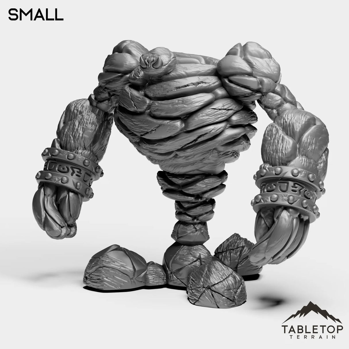 Tabletop Terrain Miniature Small Earth Elemental Boss