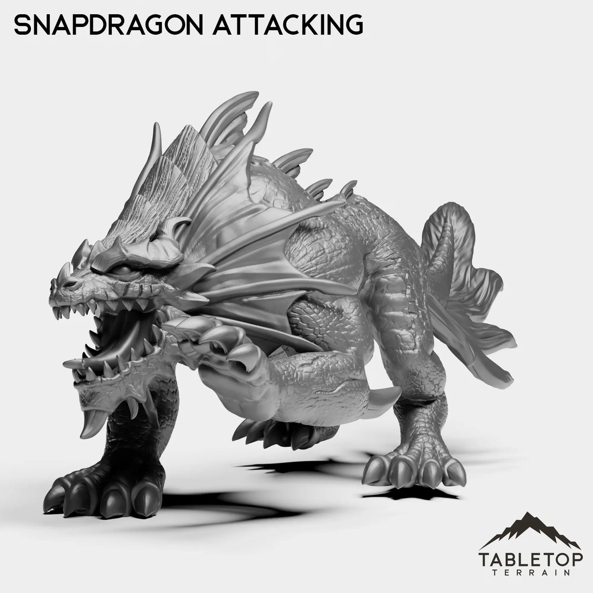 Tabletop Terrain Miniature Snapdragon Attacking Snapdragons