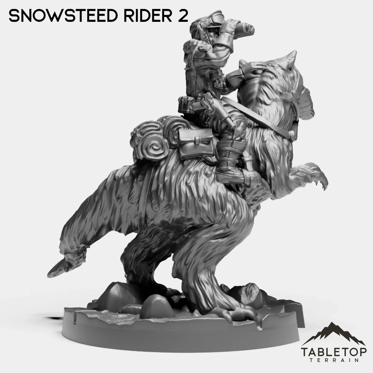 Tabletop Terrain Miniature Snowsteed Riders