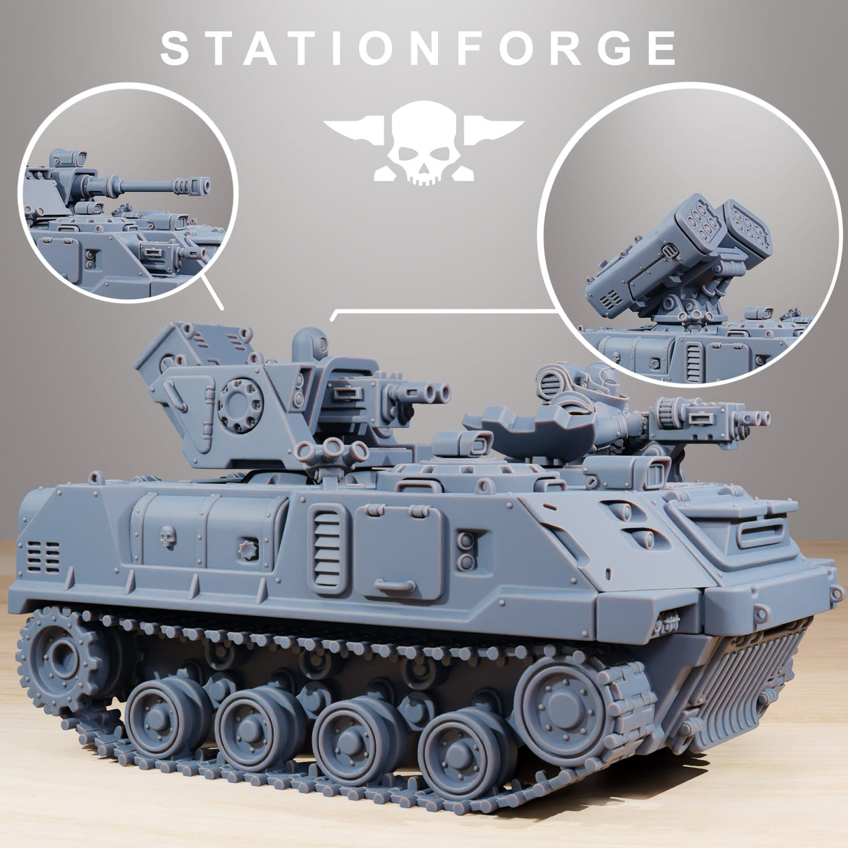 Tabletop Terrain Miniature Socratis Predator Tank