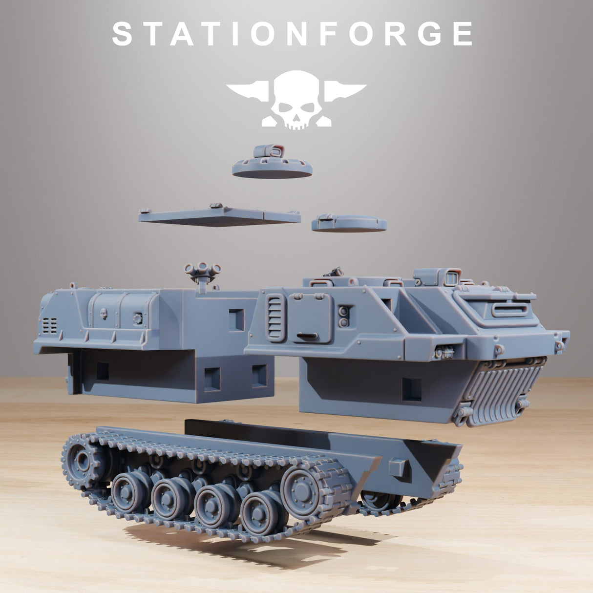 Tabletop Terrain Miniature Socratis Predator Tank
