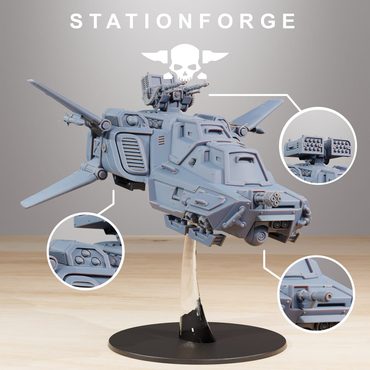 Tabletop Terrain Miniature Socratis Speeder