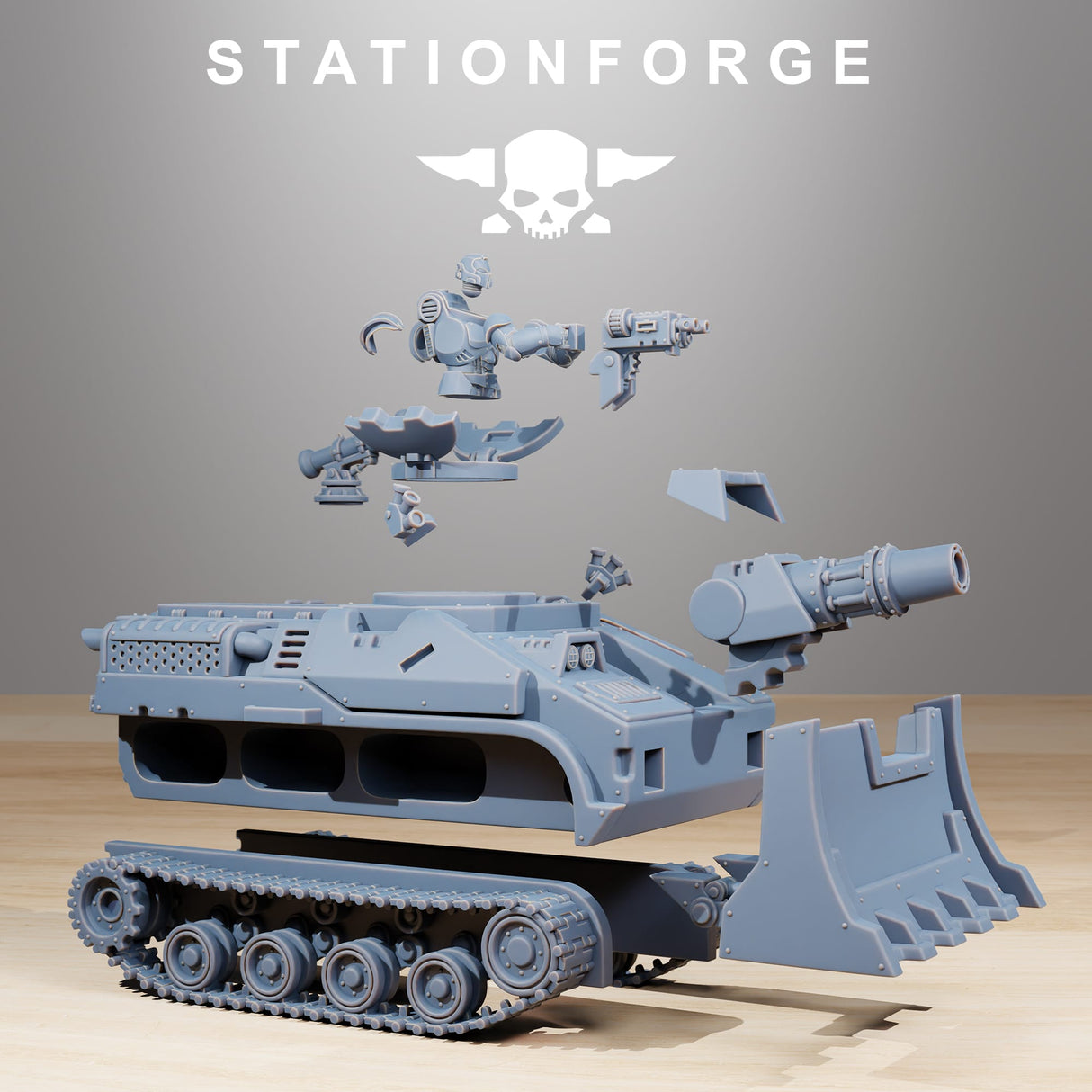 Tabletop Terrain Miniature Socratis Vanguard Tank