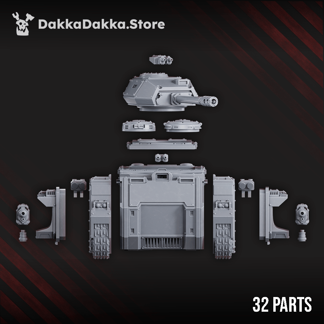 Tabletop Terrain Miniature Space Knights APC - Armored Personnel Carrier Tank