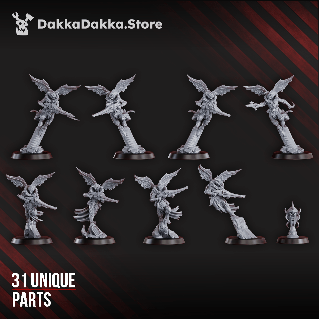 Tabletop Terrain Miniature Spacelair Airborne Anchorites (build kit)