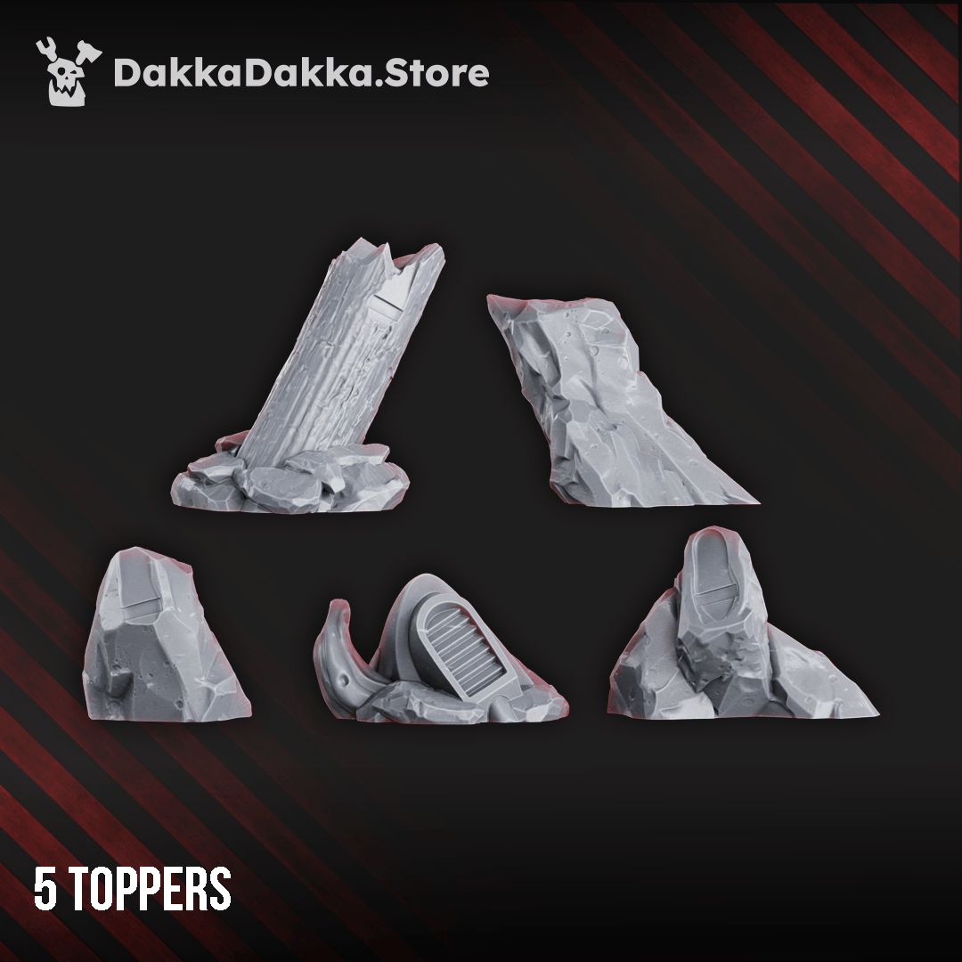 Tabletop Terrain Miniature Spacelair Airborne Anchorites (build kit)