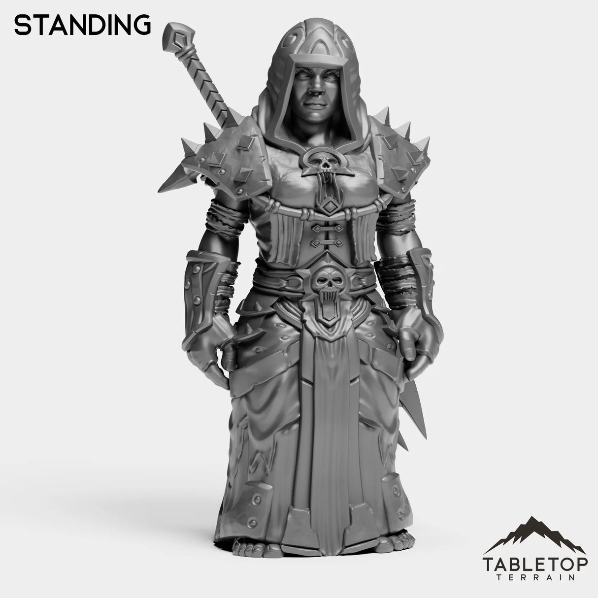 Tabletop Terrain Miniature Standing DK Dwarves Female