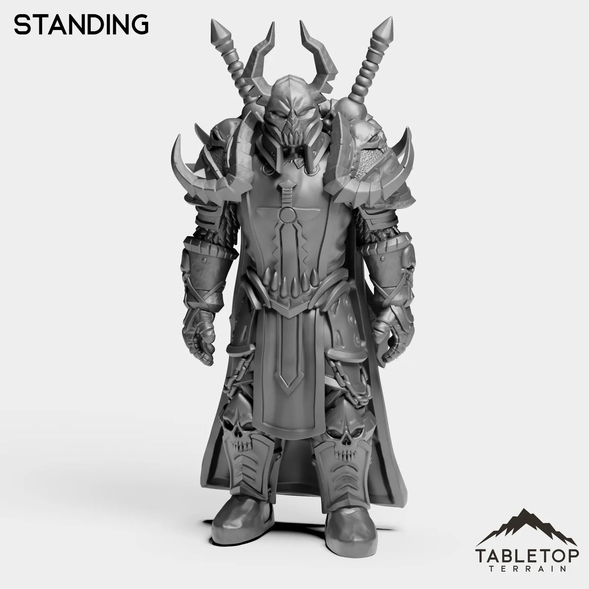 Tabletop Terrain Miniature Standing DK Horseman Leader