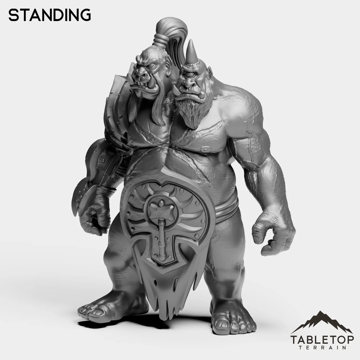 Tabletop Terrain Miniature Standing Fallen Ogre High Mage
