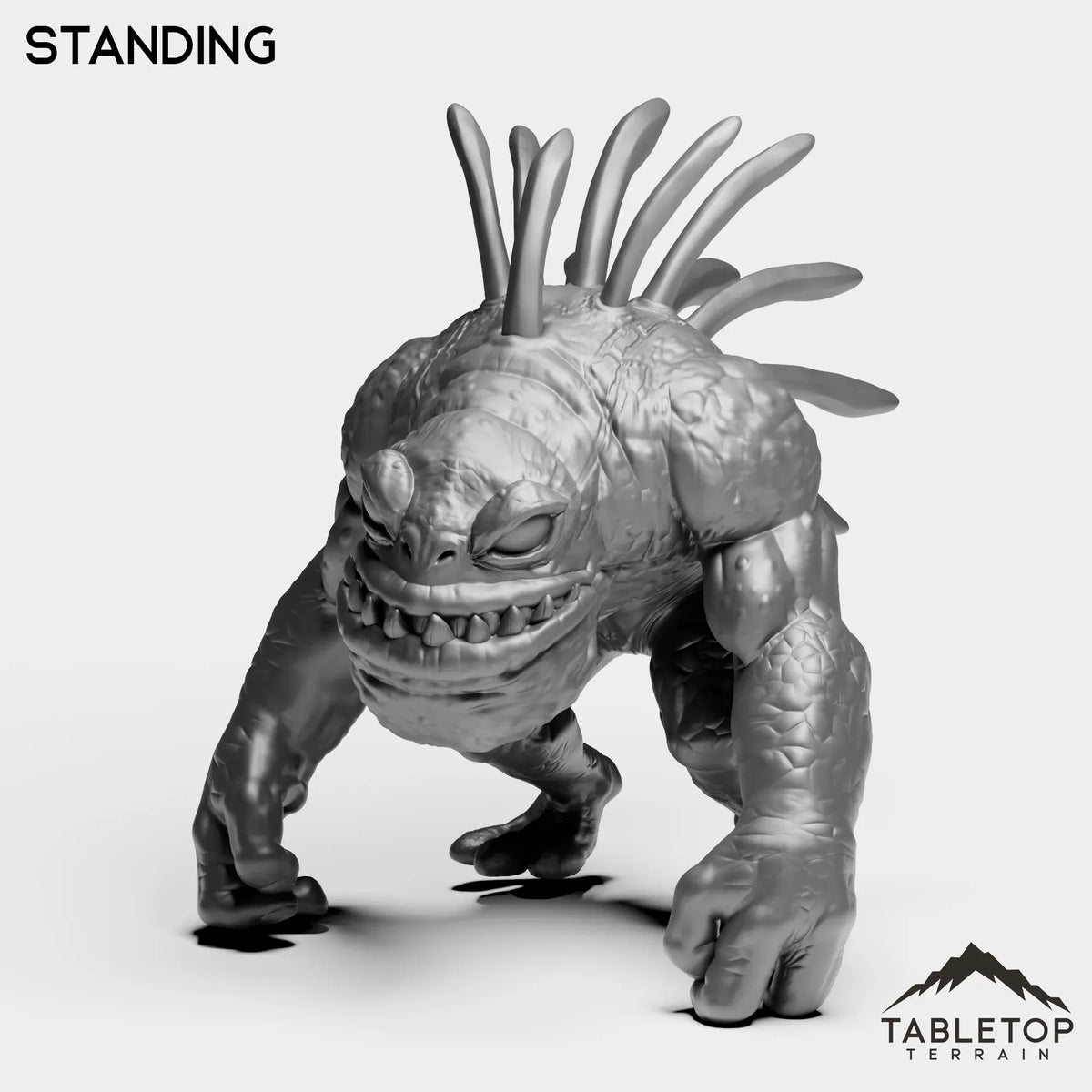 Tabletop Terrain Miniature Standing Gigantic Murloc