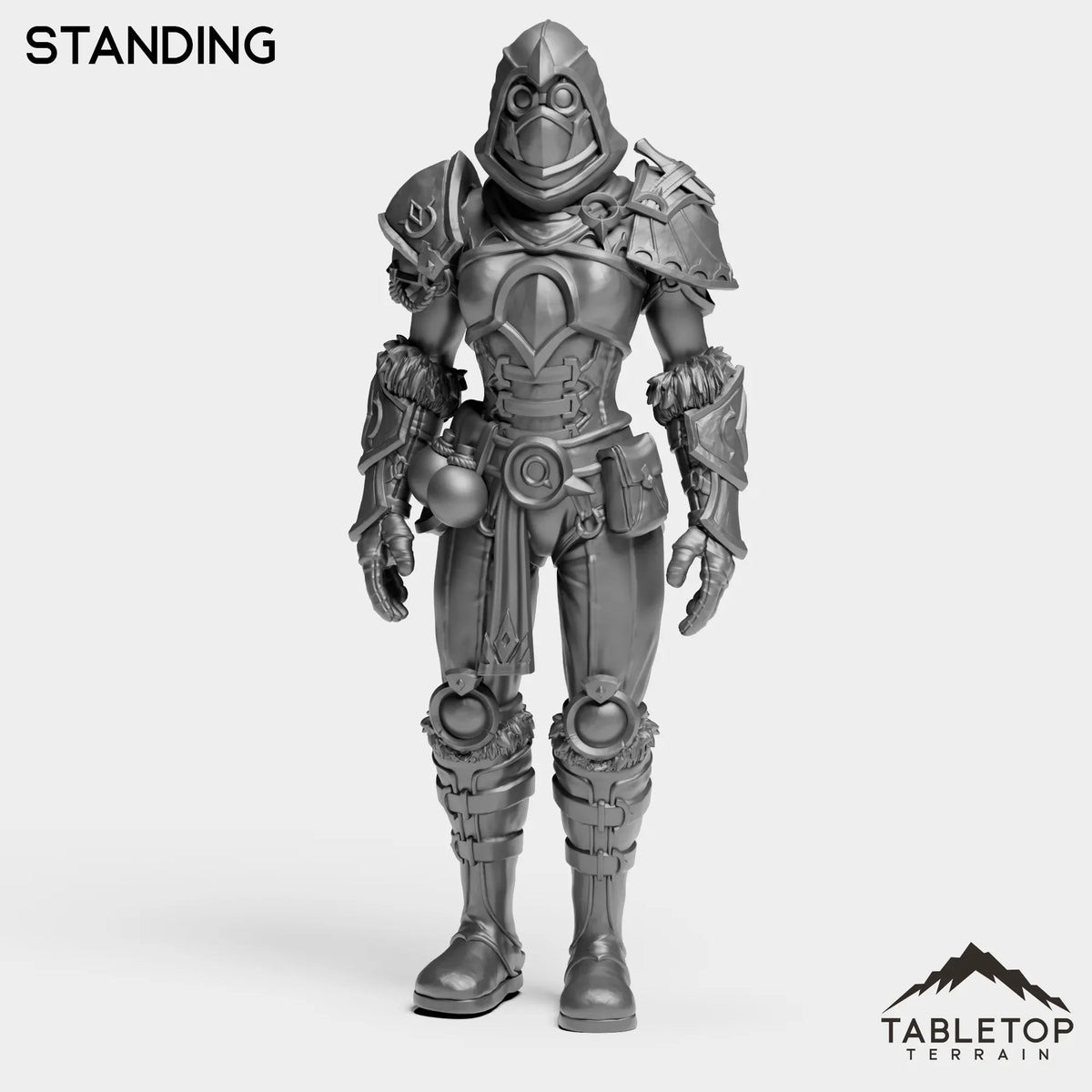 Tabletop Terrain Miniature Standing Highland Rogue Female