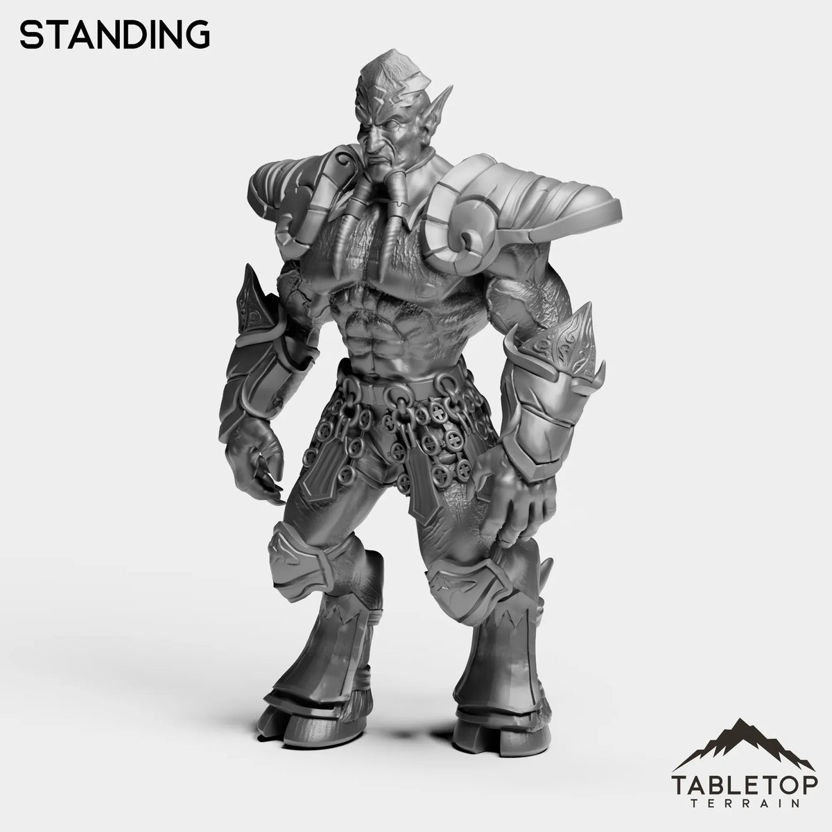 Tabletop Terrain Miniature Standing Hooved Prince