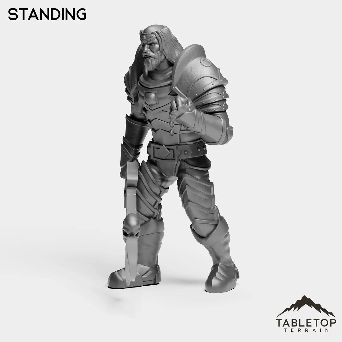 Tabletop Terrain Miniature Standing Horseman Boss 5