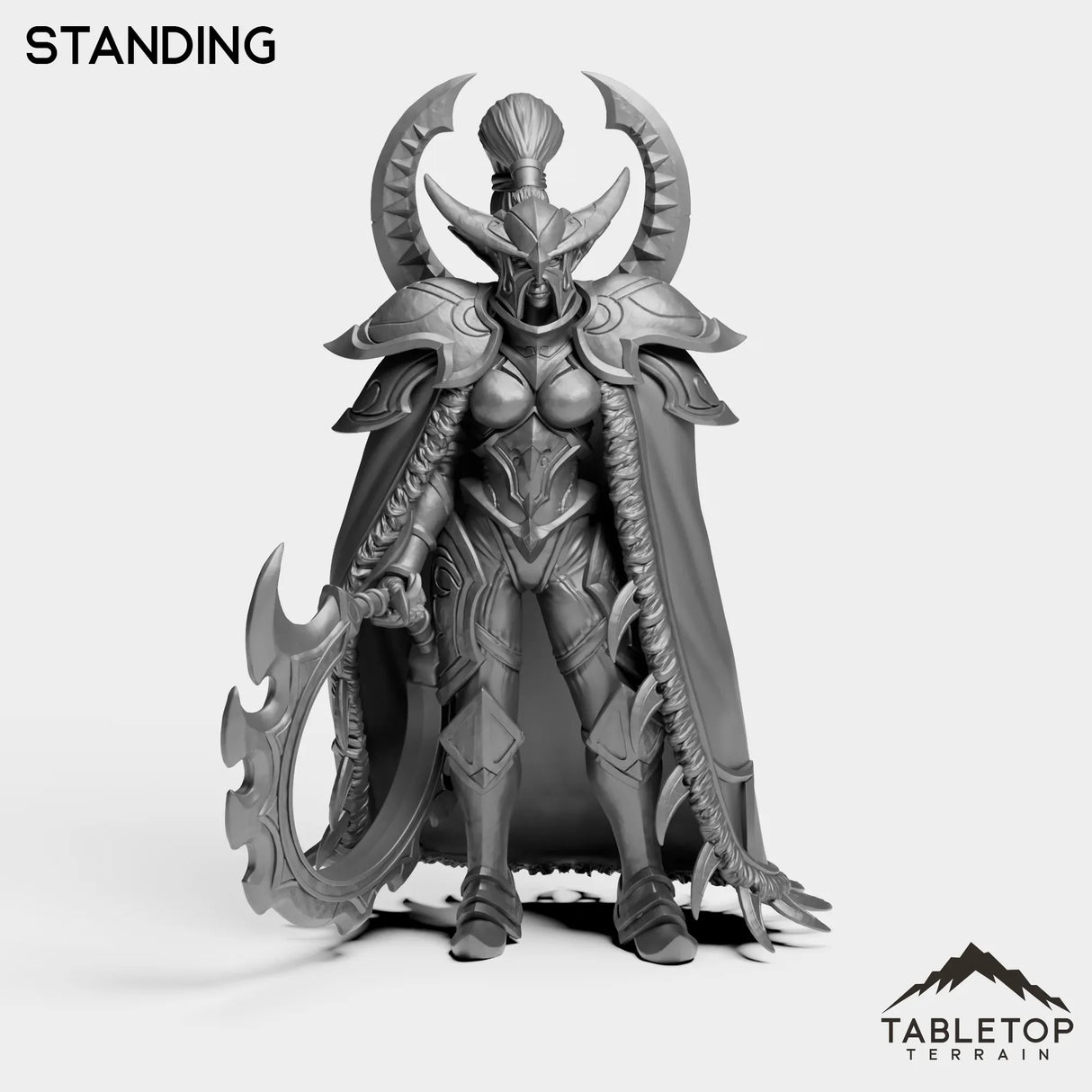 Tabletop Terrain Miniature Standing Legendary Warden