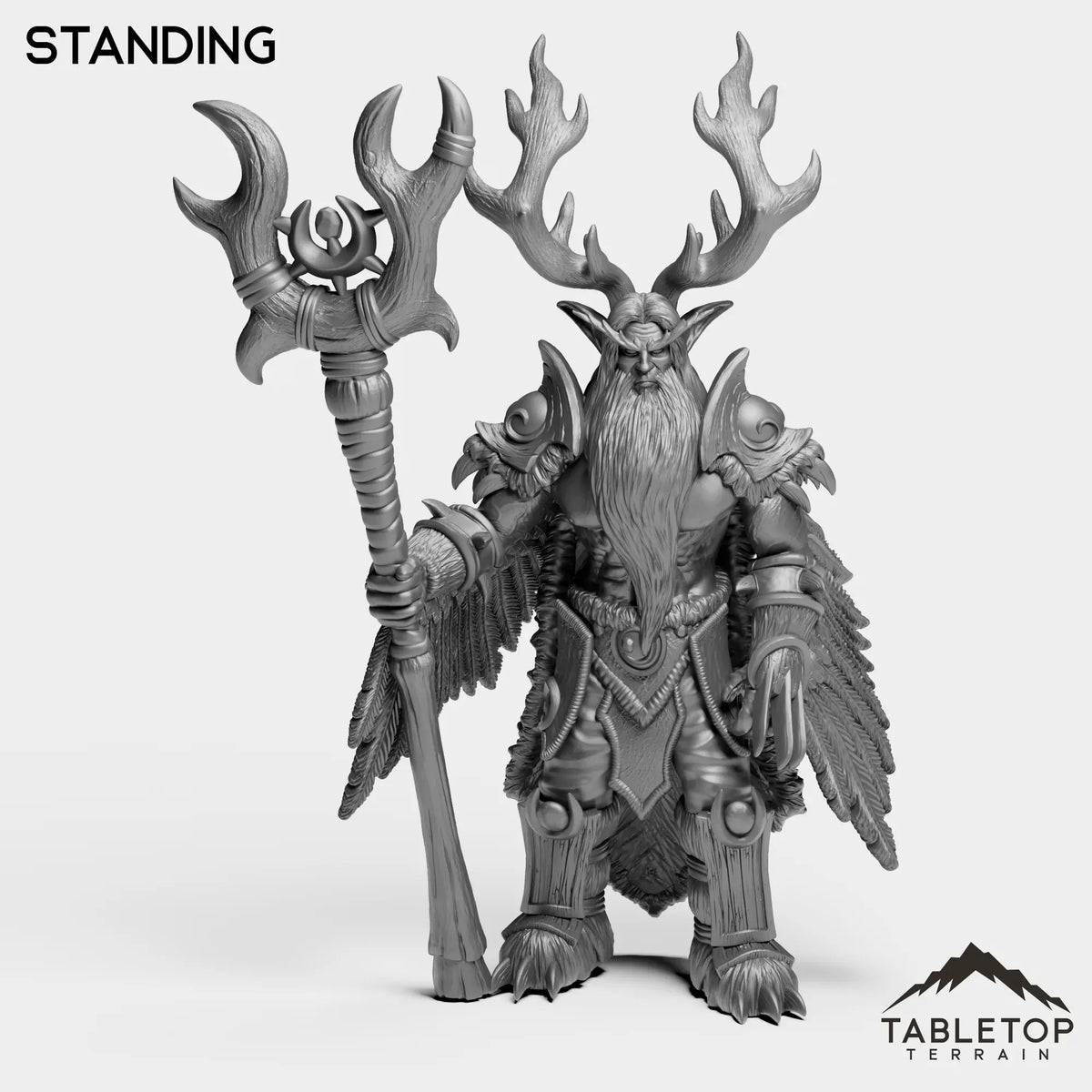 Tabletop Terrain Miniature Standing Night High Leader