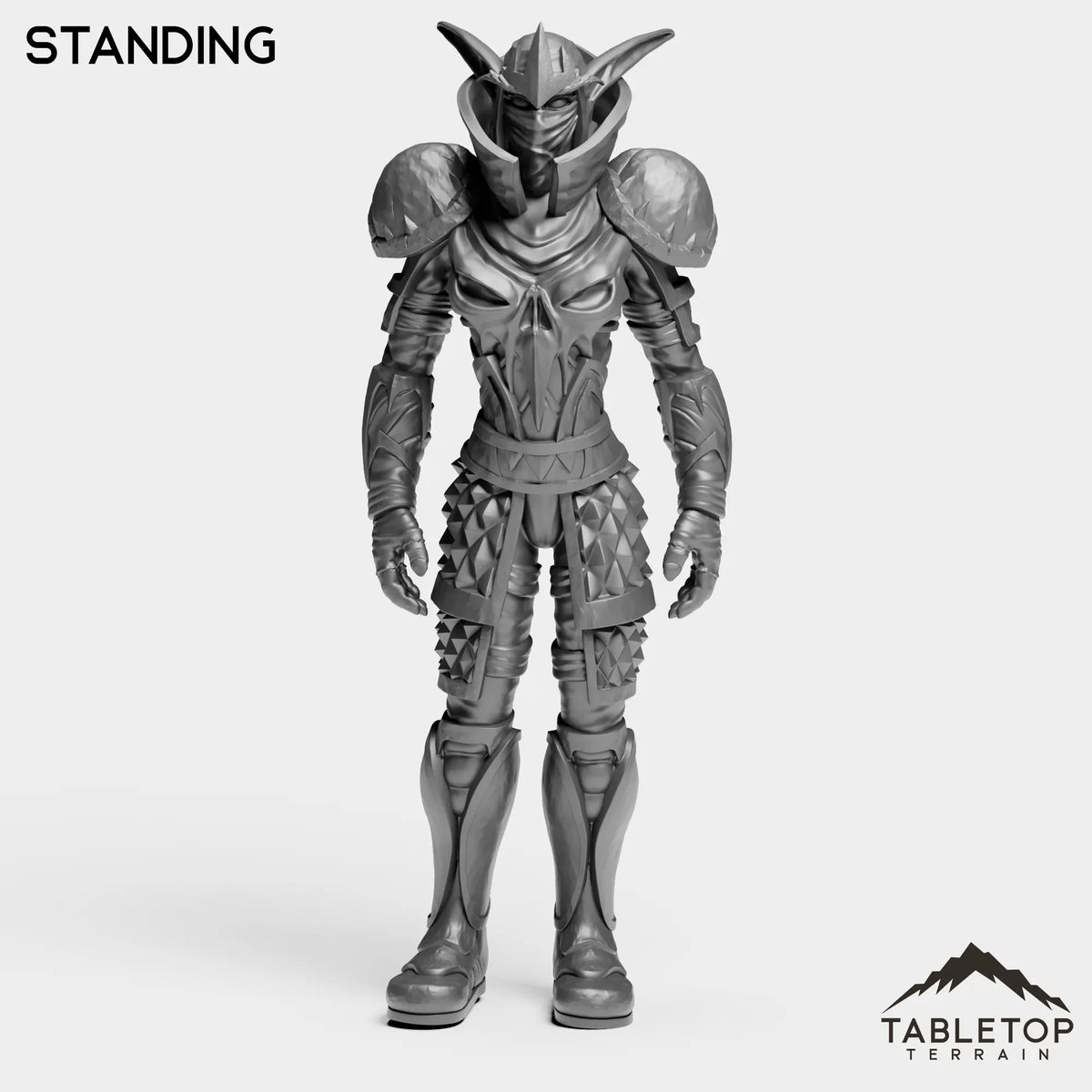 Tabletop Terrain Miniature Standing Night Rogue Female Tier 1