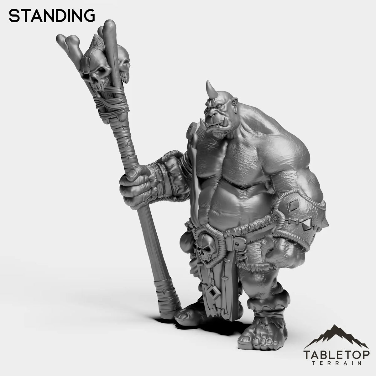 Tabletop Terrain Miniature Standing Ogre Magi 1